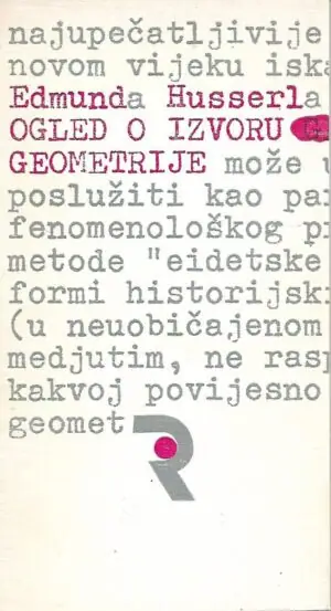 Naslovnica: Ogled o izvoru geometrije