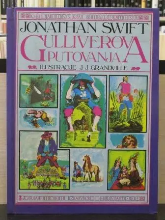 Naslovnica: GULLIVEROVA PUTOVANJA (ilustracije J. J. GRANDVILLE)