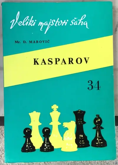 Naslovnica: Veliki majstori šaha 34 - Kasparov