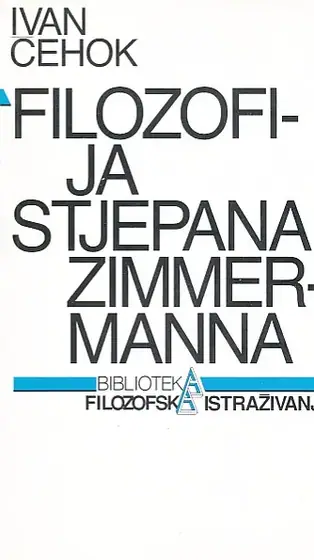 Naslovnica: Filozofija Stjepana Zimmermanna