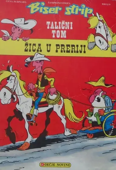 Naslovnica: Talični Tom - Žica u preriji