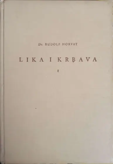 Naslovnica: Lika i Krbava
