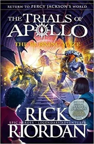 Naslovnica: Trials of Apollo #3: The Burning Maze
