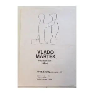 Naslovnica: Hotimičnosti Slike 11-16.06.1990. Galerija Pm Hdlu Zagreb