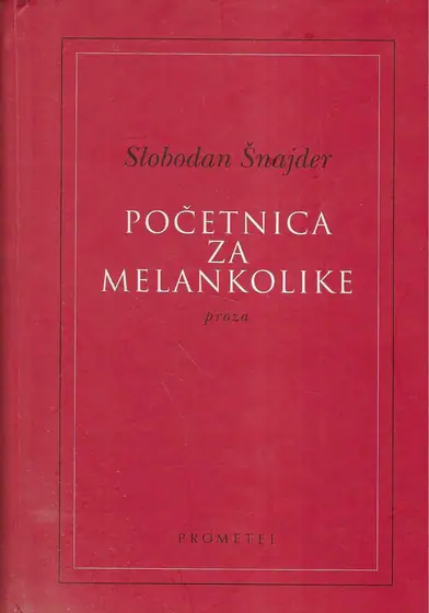 Naslovnica: Početnica za melankolike