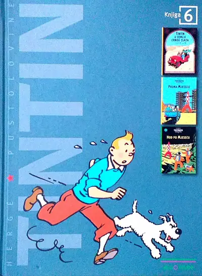 Naslovnica: TINTINOVE PUSTOLOVINE: TINTIN U ZEMLJI CRNOG ZLATA - KNJIGA 6