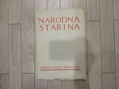 Naslovnica: Narodna starina 10/1925
