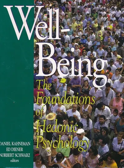 Naslovnica: Well-Being - Foundations of Hedonic Psychology