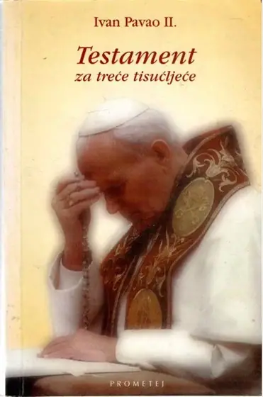 Naslovnica: Testament za treće tisućljeće