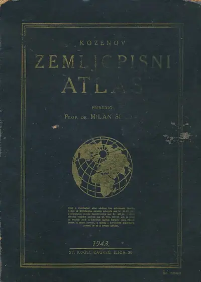 Naslovnica: Kozenov zemljopisni atlas