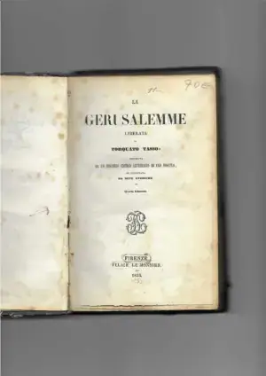 Naslovnica: La Gerusalemme liberata