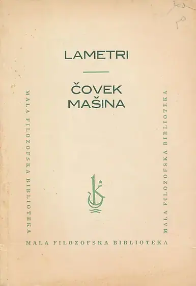 Naslovnica: Čovek mašina