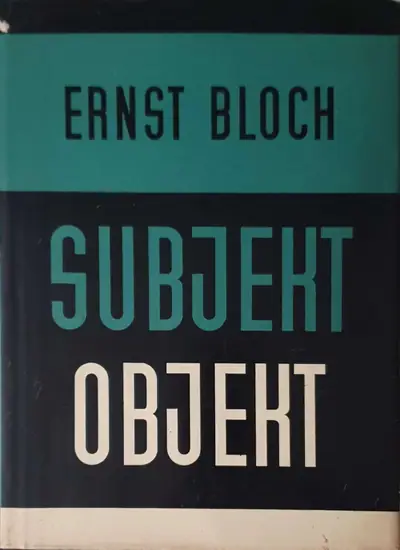 Naslovnica: Subjekt-Objekt