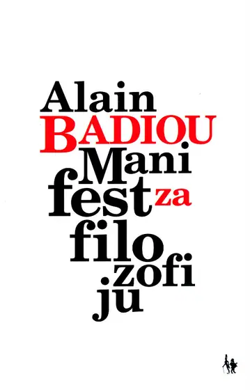 Naslovnica: Manifest za filozofiiju