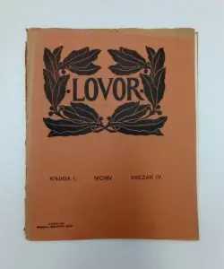 Naslovnica: Lovor sv. II/1905.