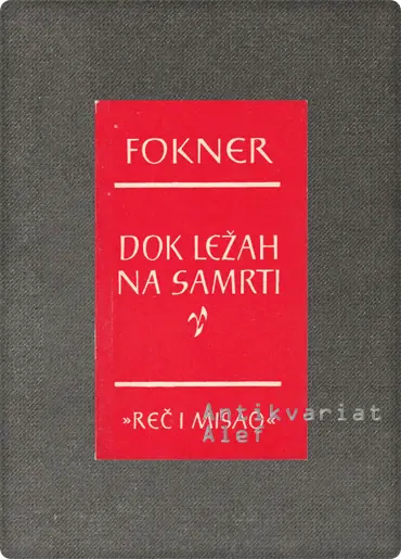 Naslovnica: Dok ležah na samrti