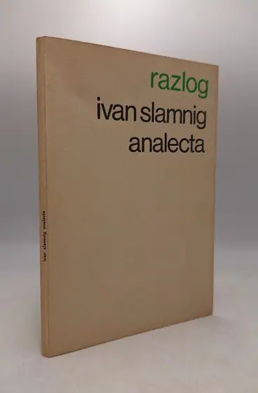 Naslovnica: Analecta