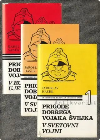Naslovnica: Prigode dobrega vojaka Švejka v svetovni vojni 1-3