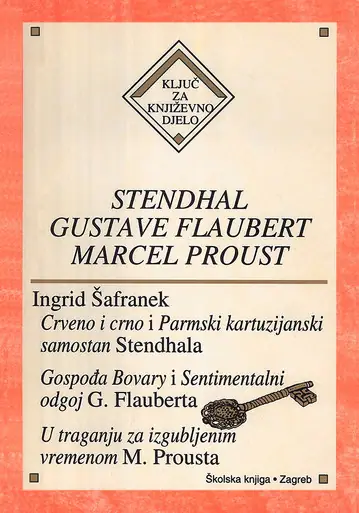 Naslovnica: Stendhal, Gustave Flaubert, Marcel Proust