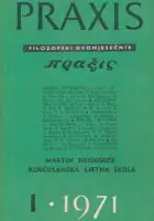 Naslovnica: Praxis, br. 1/1971