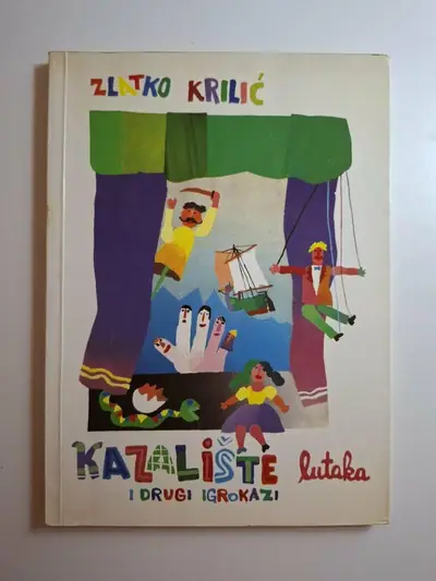 Naslovnica: Kazalište lutaka i drugi igrokazi – Zlatko Krilić , likovno opremio Vojo Radoičić
