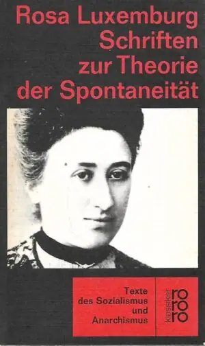 Naslovnica: Schriften zur Theorie der Spontaneität