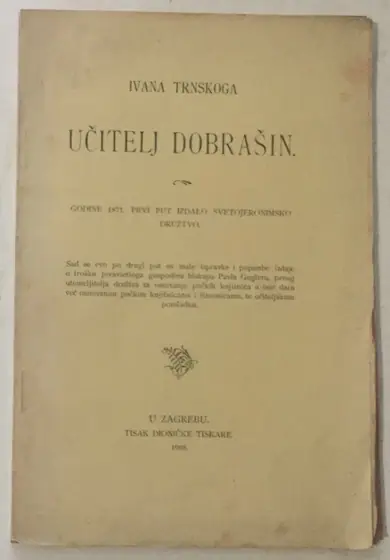 Naslovnica: Učitelj Dobrašin