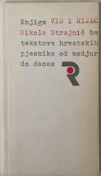 Naslovnica: Vid i riječ
