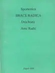 Naslovnica: Spomenica braće Radić. Dva brata. Ante Radić