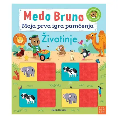 Naslovnica: Medo Bruno: Moja prva igra pamćenja - Životinje