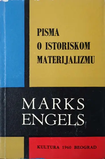 Naslovnica: Pisma o istoriskom materijalizmu