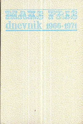 Naslovnica: Dnevnik 1966-1971.