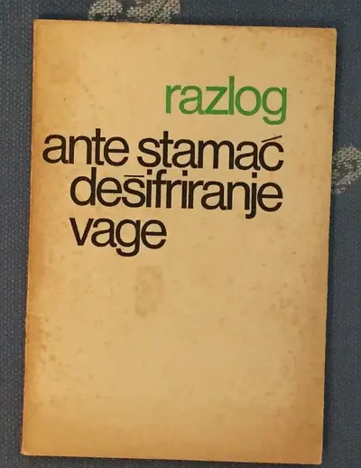 Naslovnica: Dešifriranje Vage: Opremio Mihajlo Arsovski