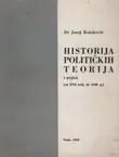Naslovnica: Historija političkih teorija I. Od XVII st. do 1848.