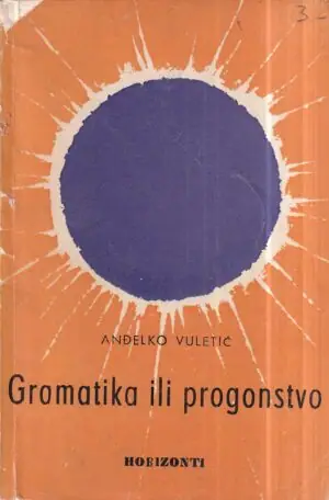Naslovnica: Gramatika ili progonstvo