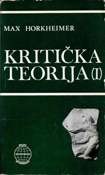 Naslovnica: Kritička teorija I-II
