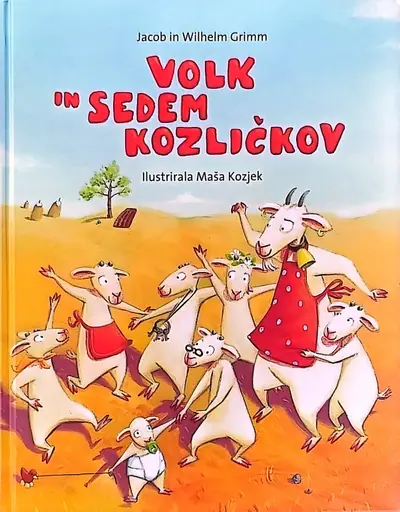 Naslovnica: Volk in sedem kozličkov