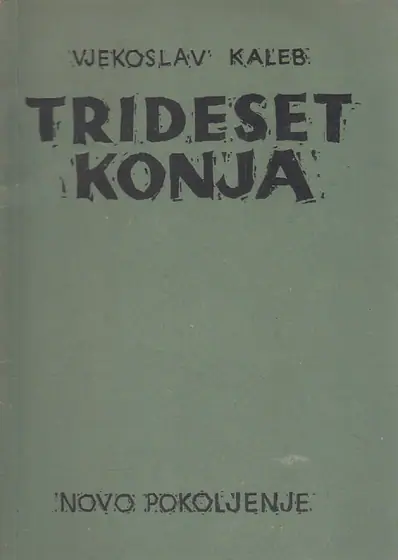 Naslovnica: TRIDESET KONJA