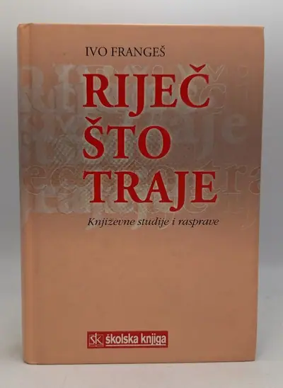 Naslovnica: Riječ što traje