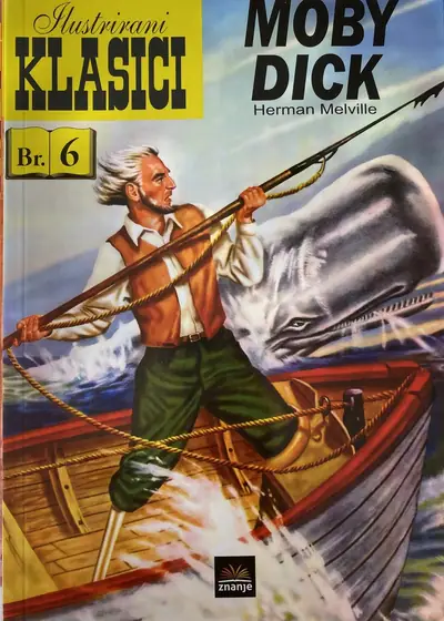 Naslovnica: ILUSTRIRANI KLASICI BR.6 - MOBY DICK