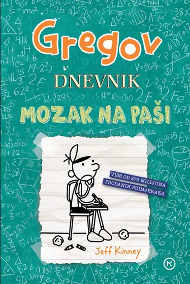 Naslovnica: Gregov dnevnik - Mozak na paši, 18. knjiga