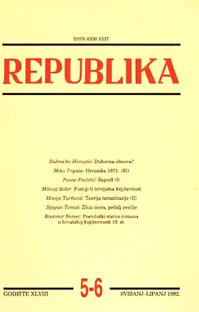 Naslovnica: Republika 5-6/1992