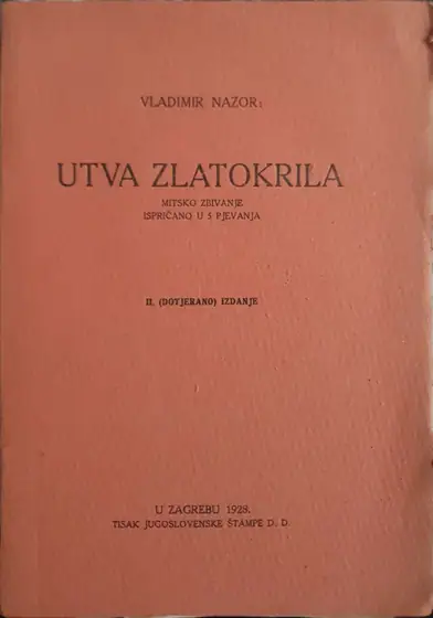 Naslovnica: Utva Zlatokrila