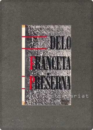 Naslovnica: Delo Francéta Prešerna