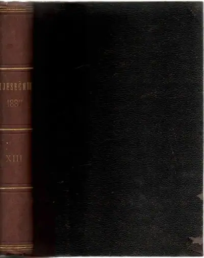 Naslovnica: Mjesečnik Pravničkoga družtva u Zagrebu, godina XIII, 1887
