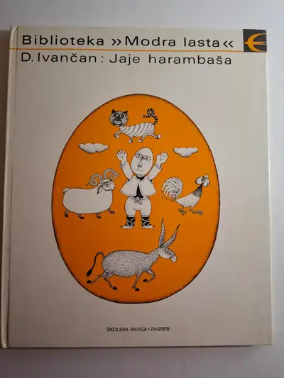 Naslovnica: Jaje harambaša – Dubravko Ivančan , Biblioteka Modra Lasta