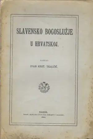 Naslovnica: Slavensko bogoslužje u Hrvatskoj