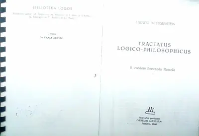 Naslovnica: Tractatus Logico-Philosophicus