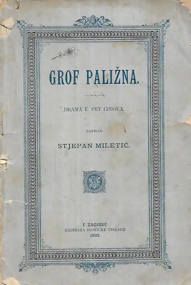 Naslovnica: Grof Paližna