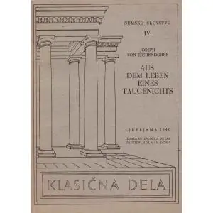 Naslovnica: Aus dem Leben eines Taugenichts